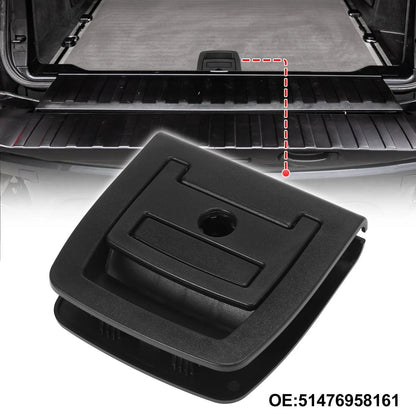 Black Rear Trunk Mat Carpet Handle for BMW X5 X6 (2006-2013)