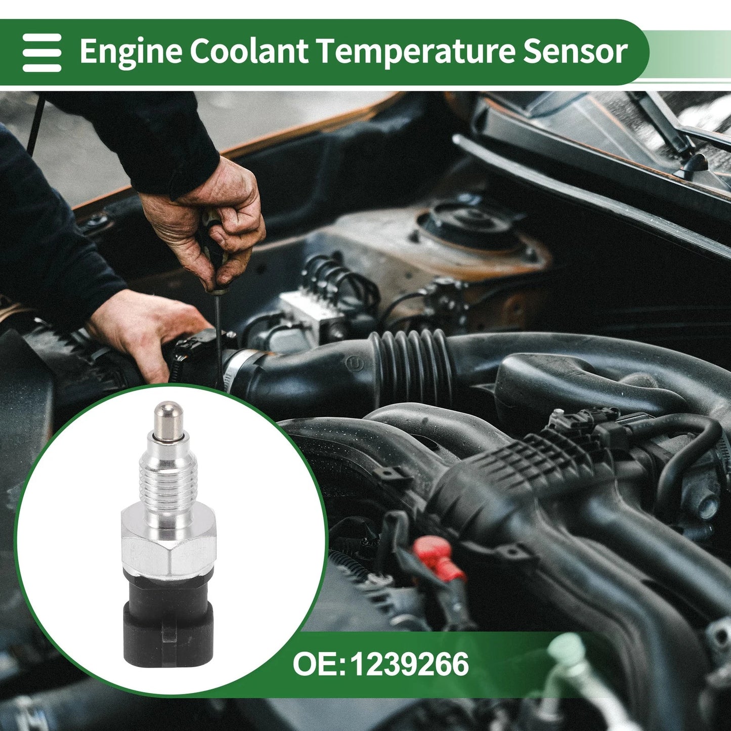 Engine Coolant Temperature Sensor for Chevrolet Aveo (2005-2005)