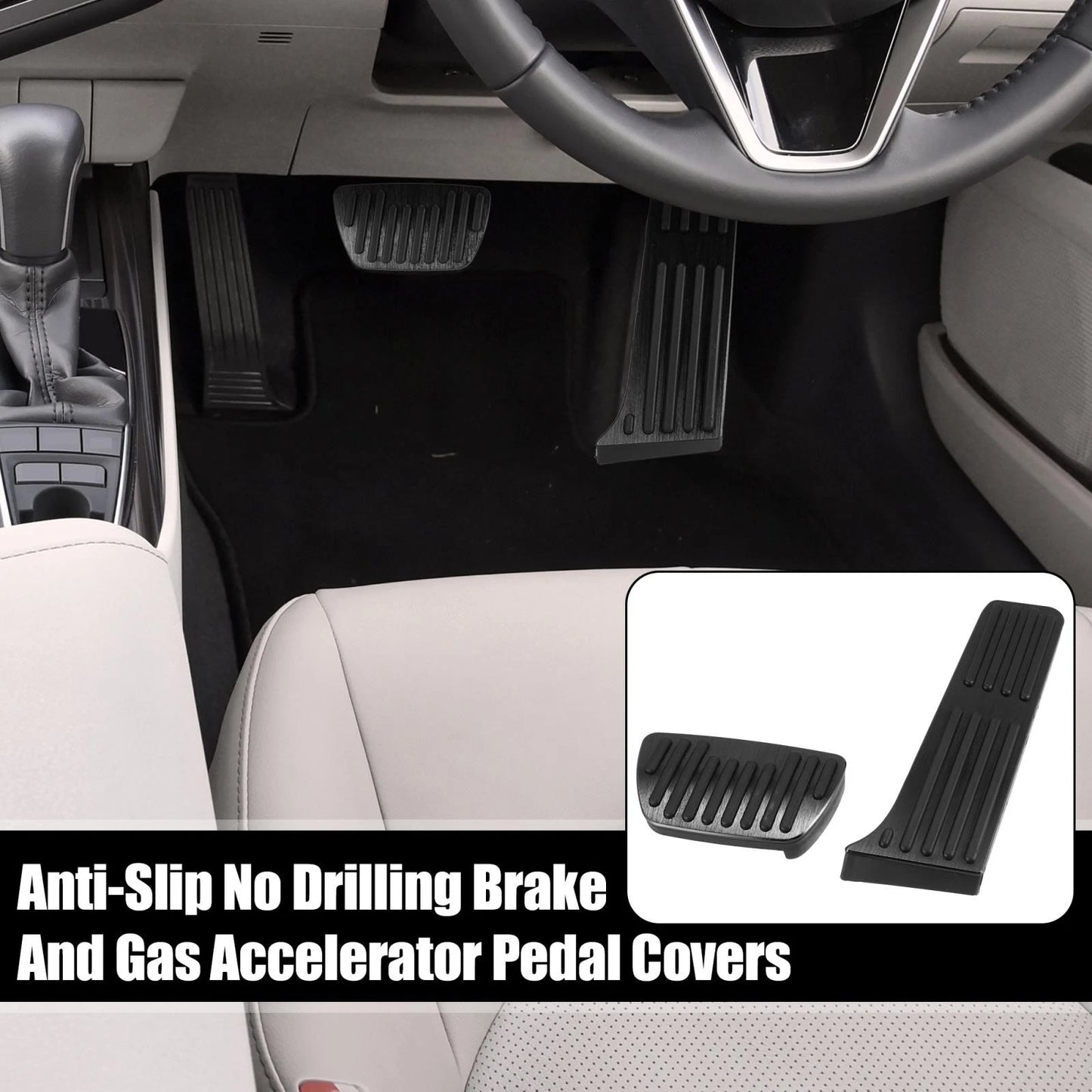 Anti-Slip Brake & Gas Pedal Covers for Toyota