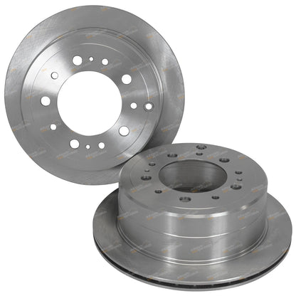 Rear Brake Disc Rotors + Pads for Landcruiser HDJ100 UZJ100 (1998–2007)
