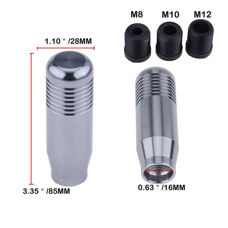 Titanium Universal Aluminum Manual Gear Stick Shift Knob for Car Models