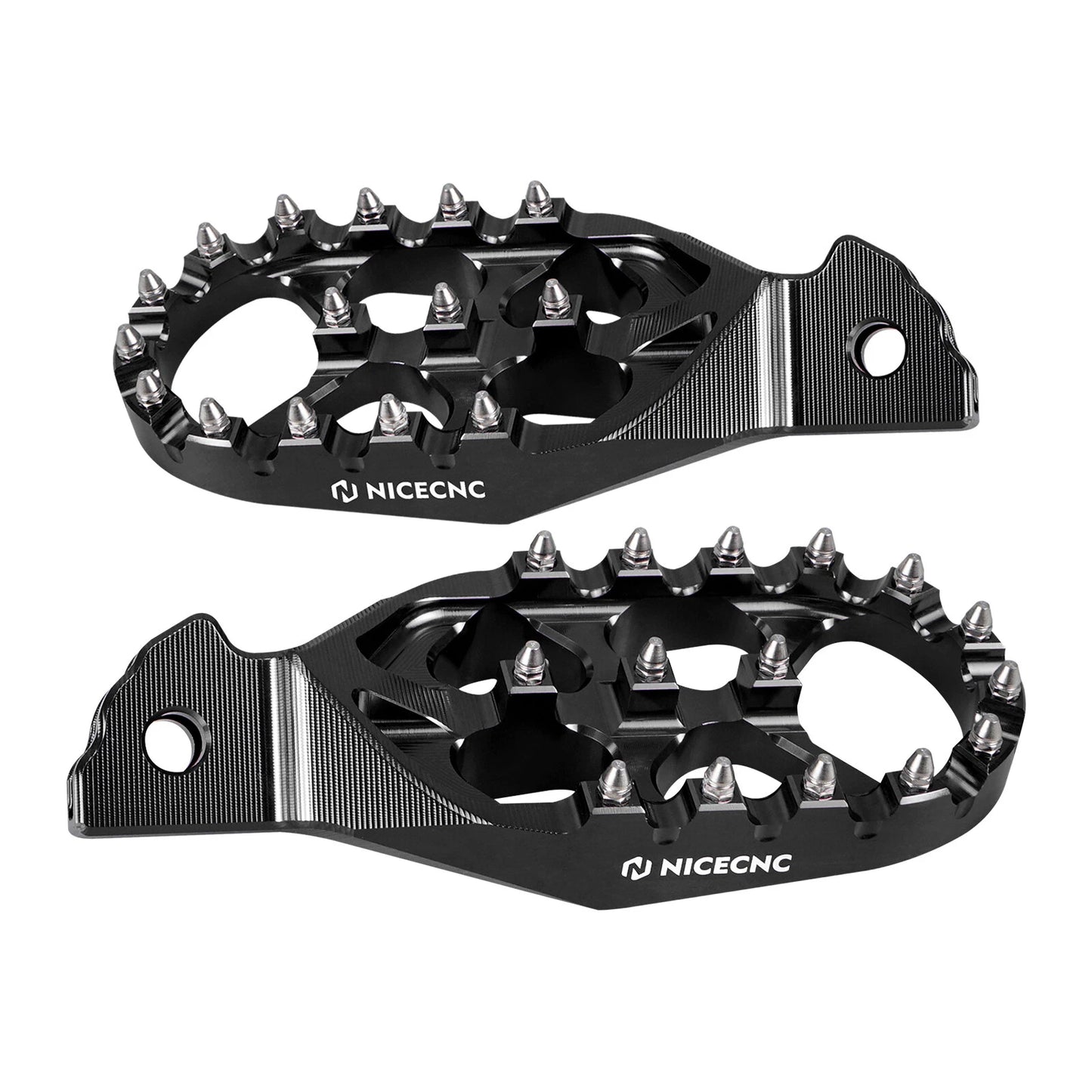 CNC Enlarged Foot Pegs Black for Surron Light Bee X/S/L1E & Segway X160/X260 (2020-2023)