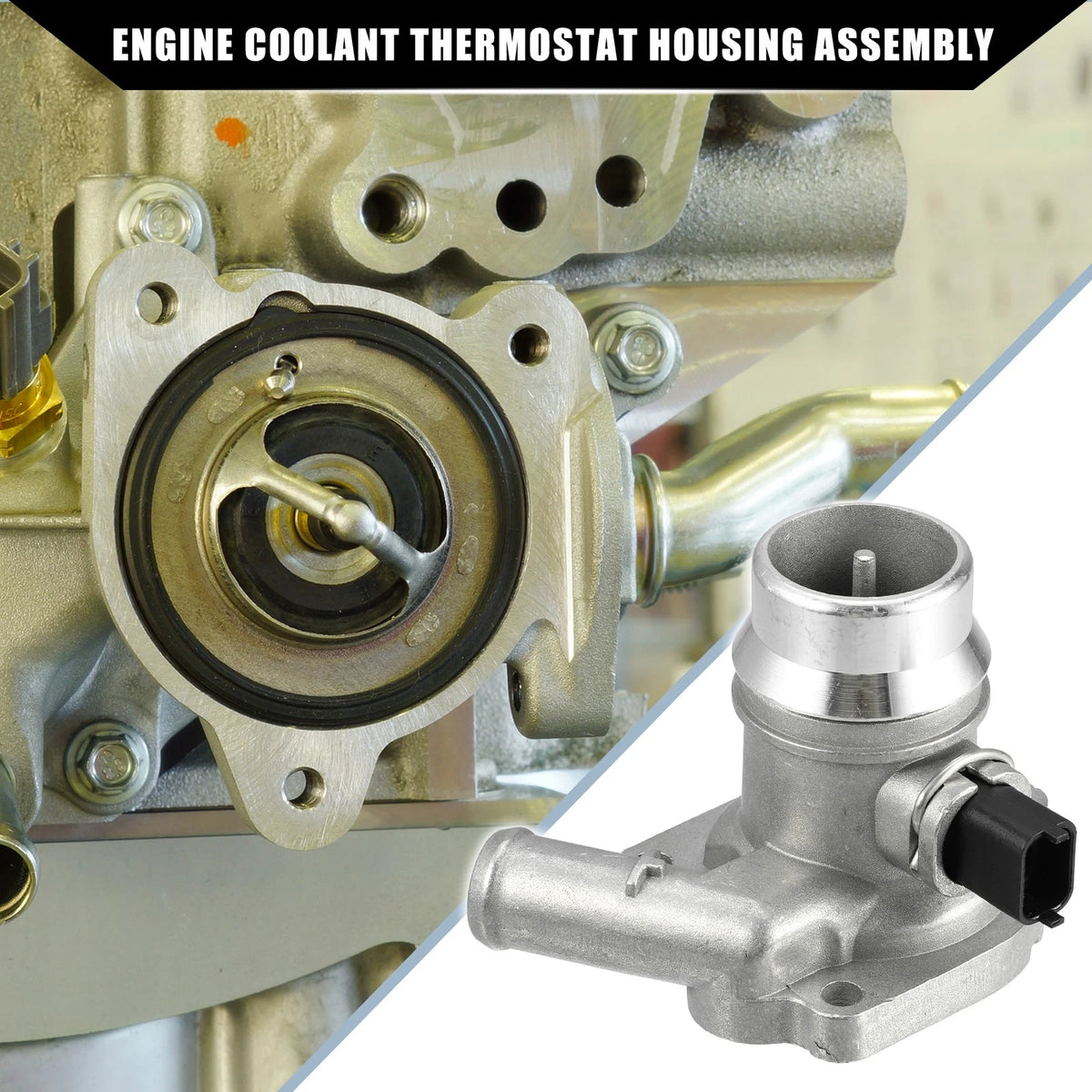 Thermostat Housing Assembly Aluminum for Chevrolet Trax (2013–2019)