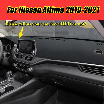 Dashboard Cover Dash Protector Pad Mat for Nissan Altima (2019–2021)
