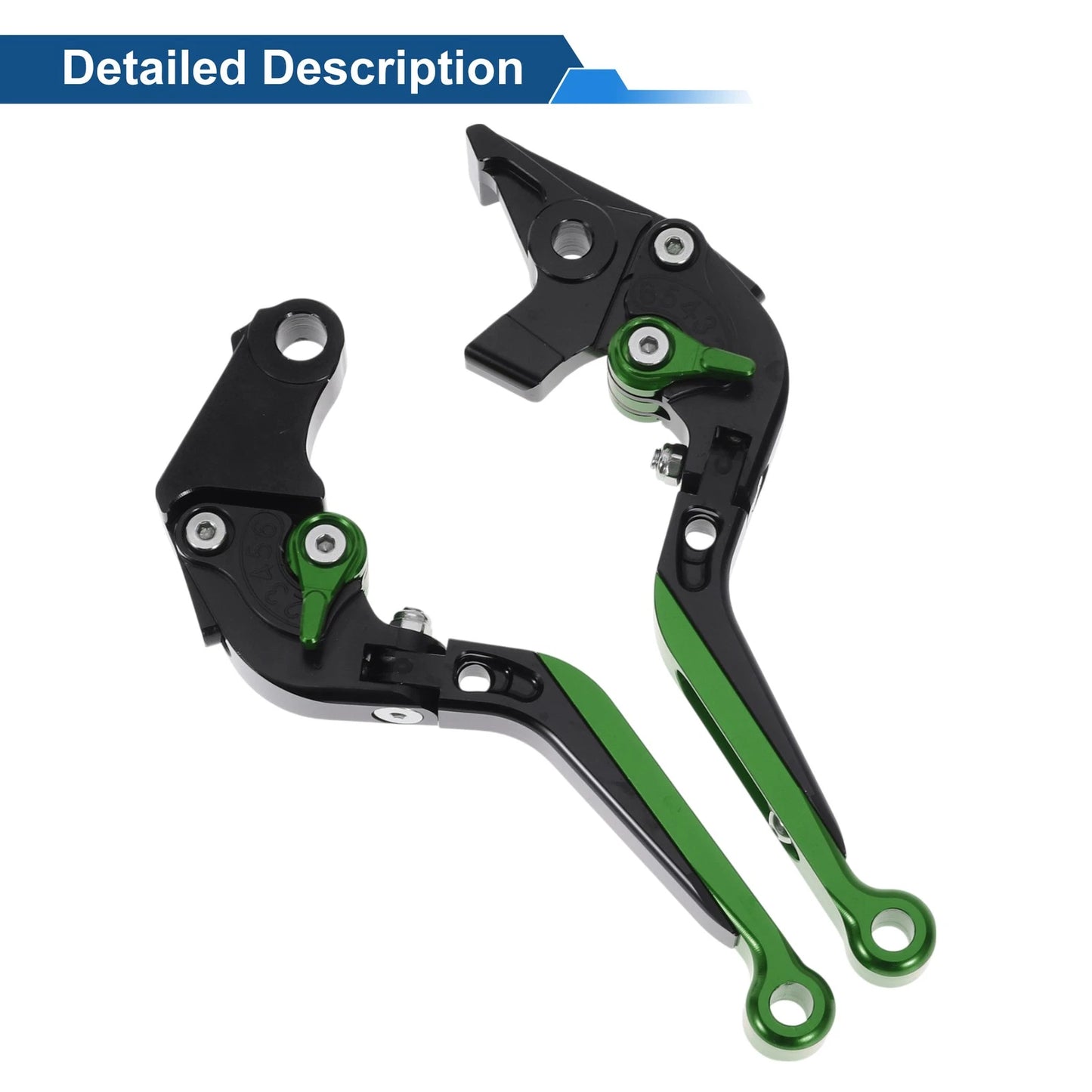 Adjustable Brake Clutch Levers for Honda X11 (1999-2002) Black Green