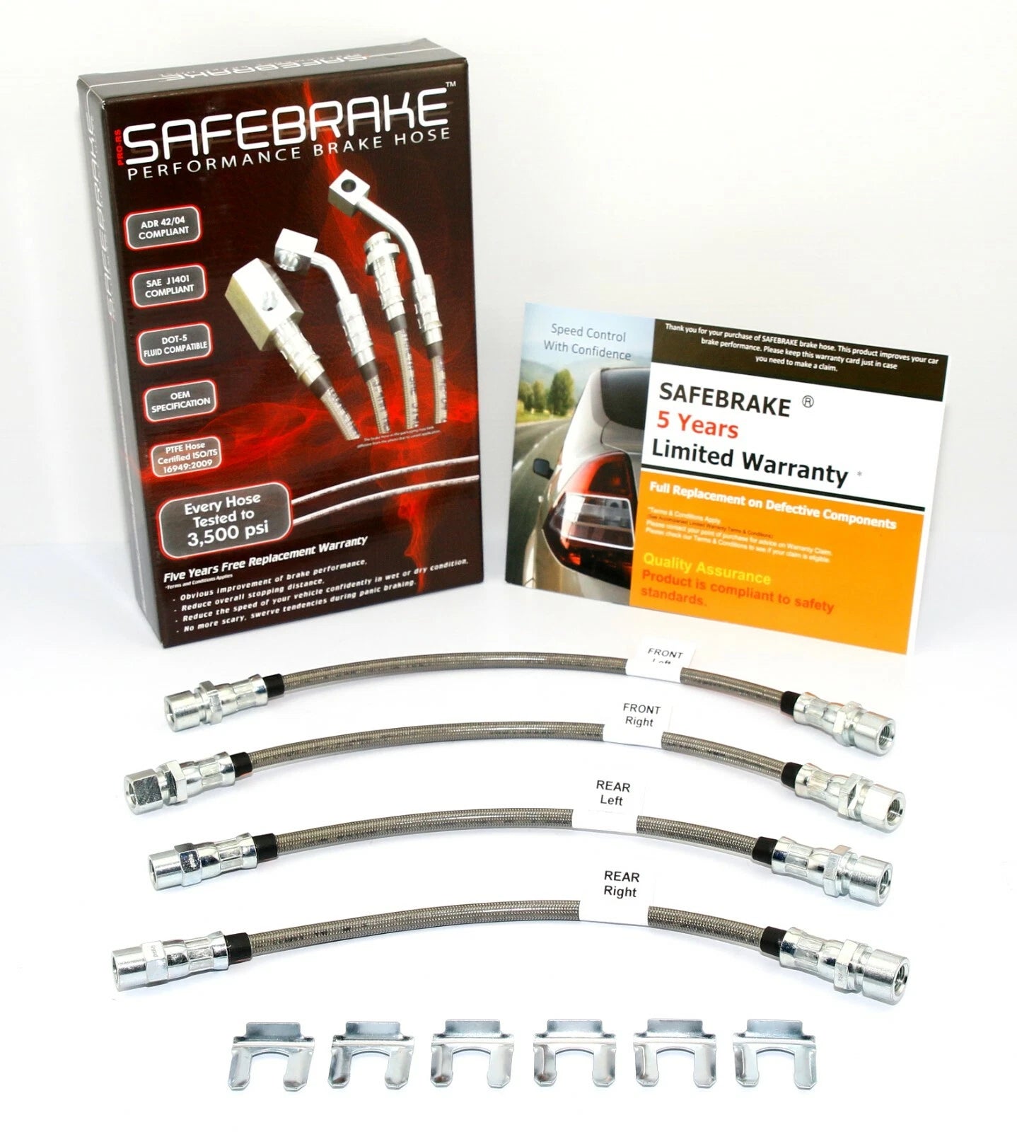 Brake Line Kit for Porsche 911 (964) C2/C4/RS/Turbo (1989-1993)