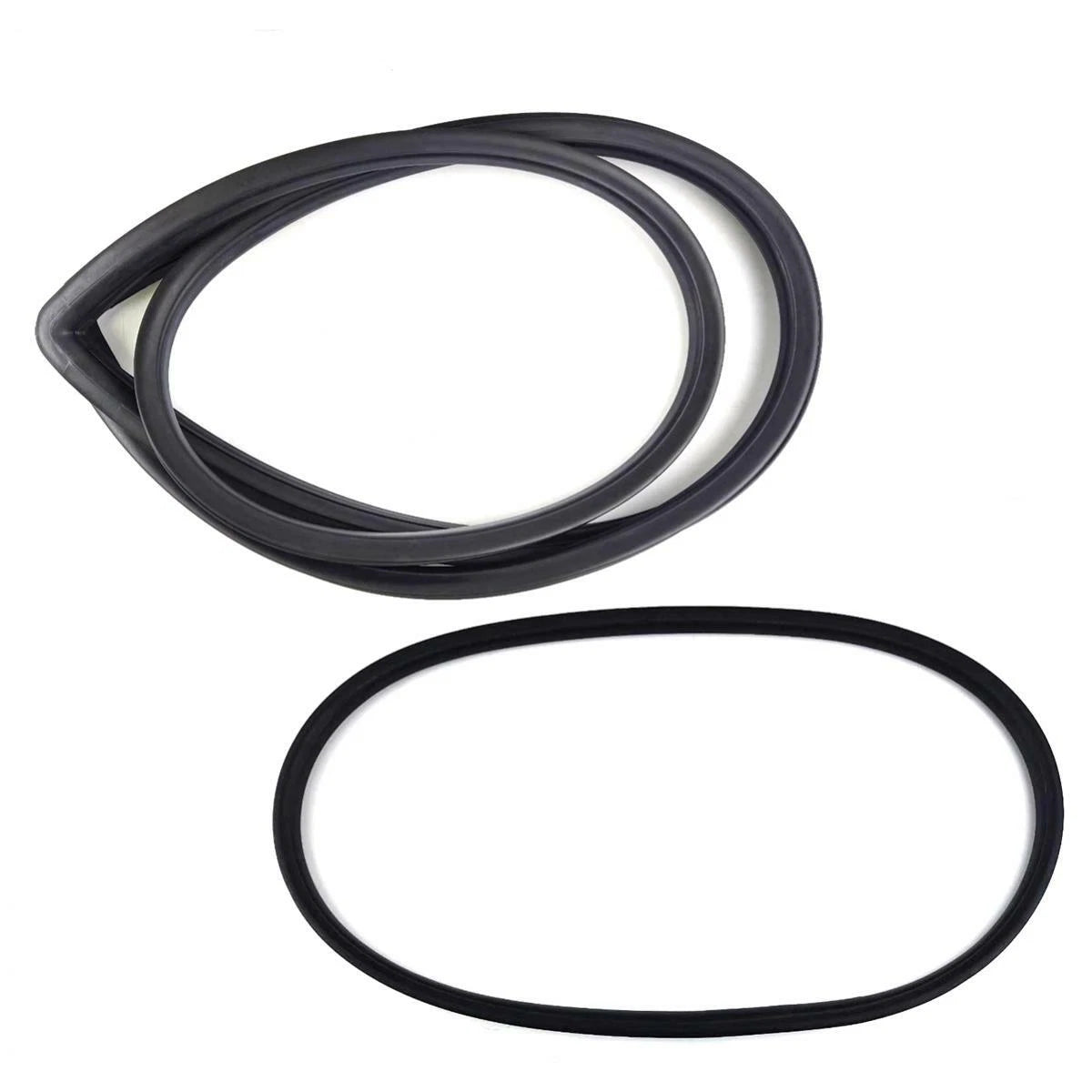 Windshield Rubber Seal Weatherstrip Front+Rear Fits Isuzu ELF NKR Truck 1985-93