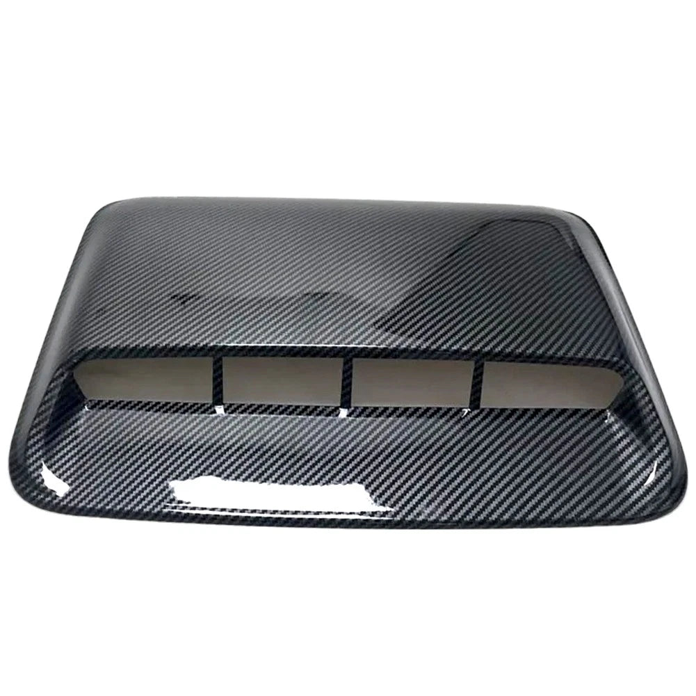 Universal Carbon Fiber Look Car Air Scoop Cover