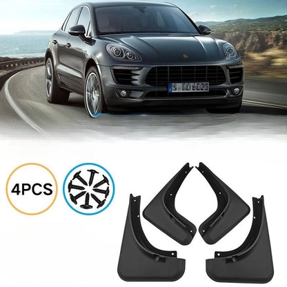 4x Front & Rear Mud Flaps & Fender Guards for Porsche Macan (2014–2024)