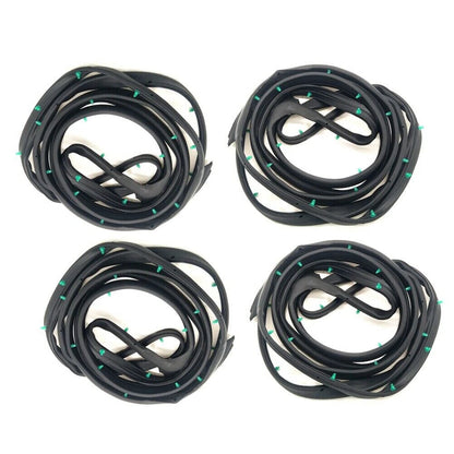 4 x Rubber Door Weather Strip Seals for Honda Accord Sedan (2003-2007)