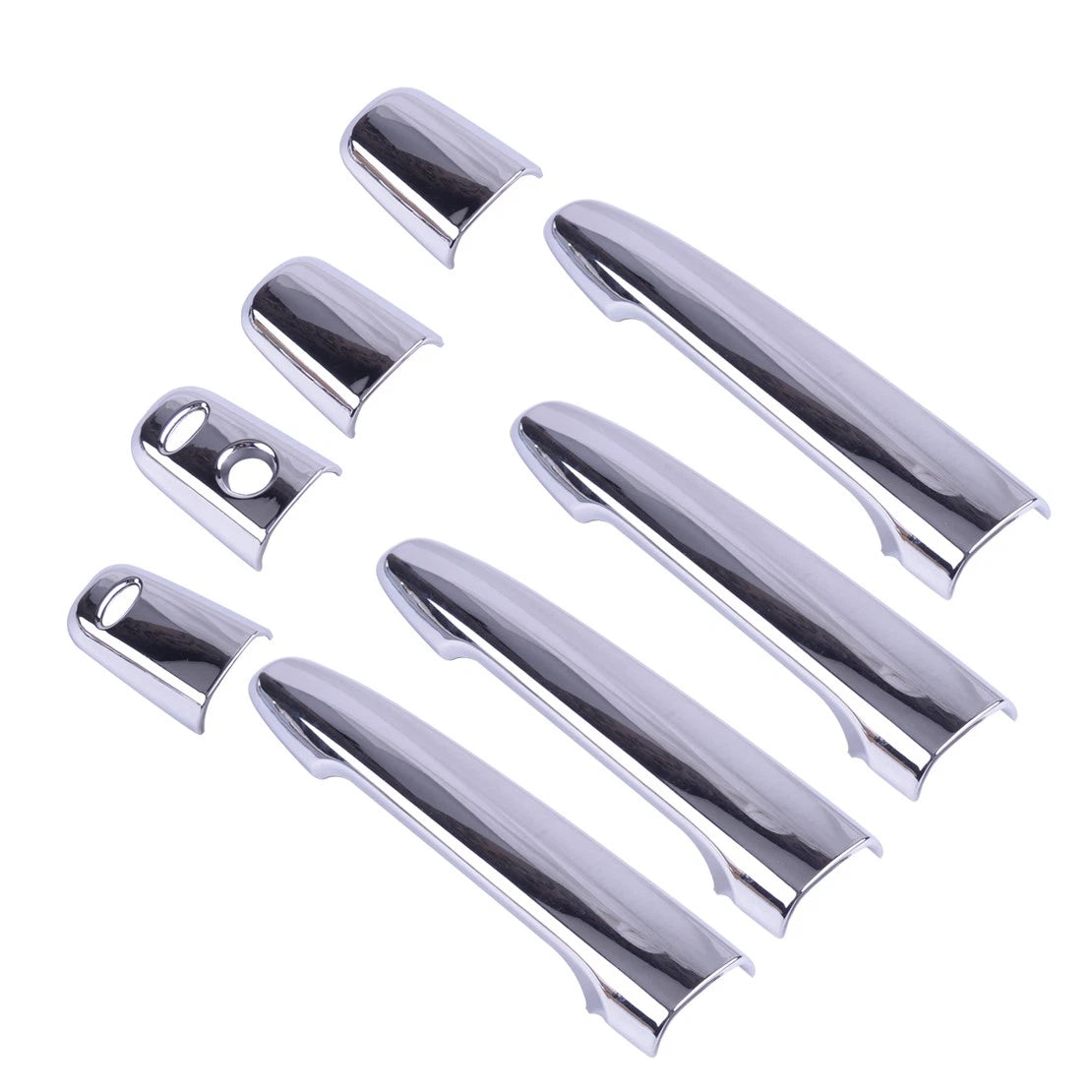4 x Door Handle Cover Trim Panels for Mitsubishi Outlander (2008-2017) ABS