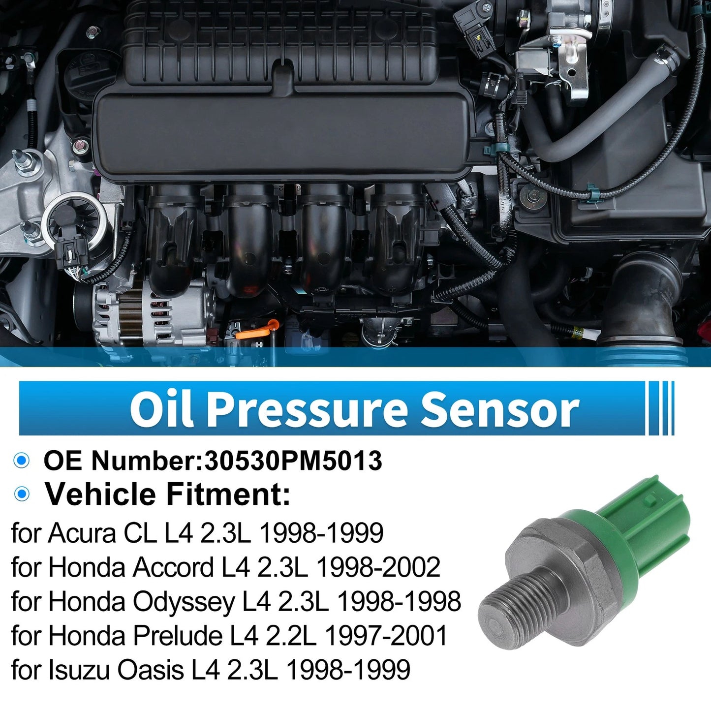 2.3L Engine Oil Pressure Sensor for Acura CL (1998-1999)