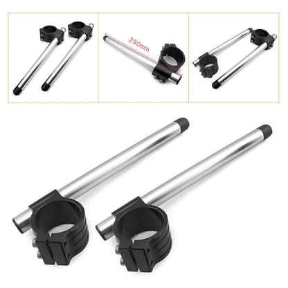 50mm Clip-On Handlebars for Kawasaki Ninja ZX-14, ZX-10R, ZX-6R (2006-2023)