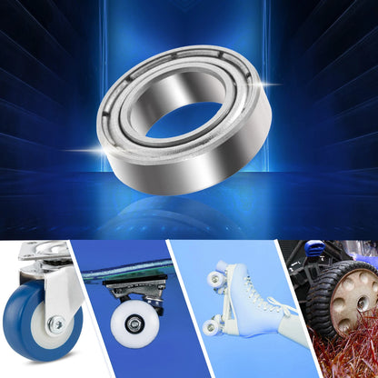 10 x 8x14x4mm Double Metal Shield Deep Groove Ball Bearings for Car