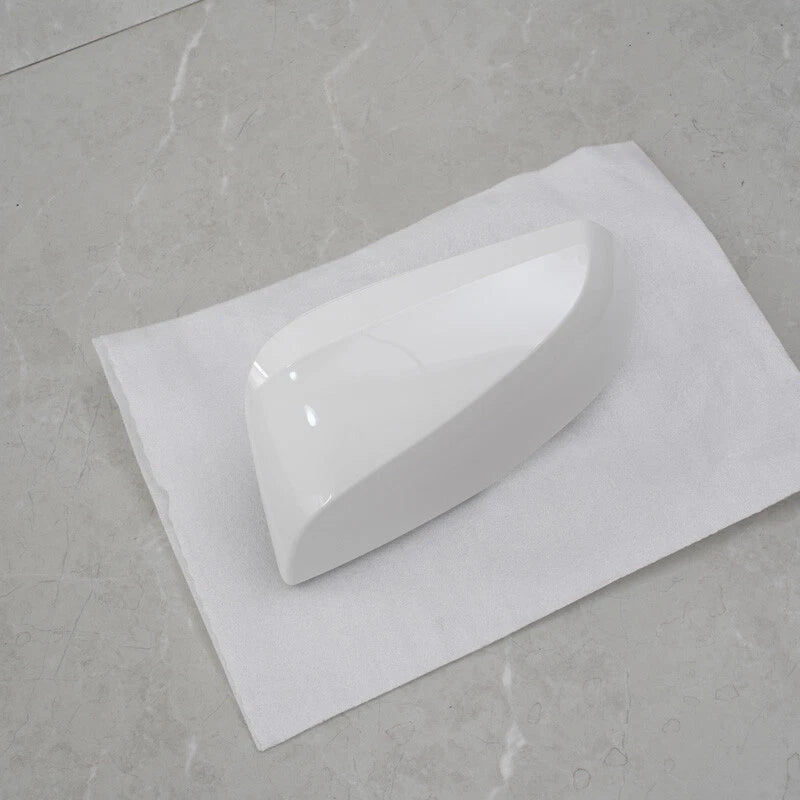 Left Side White Rearview Wing Mirror Cover for Toyota RAV4 (2021-2024)