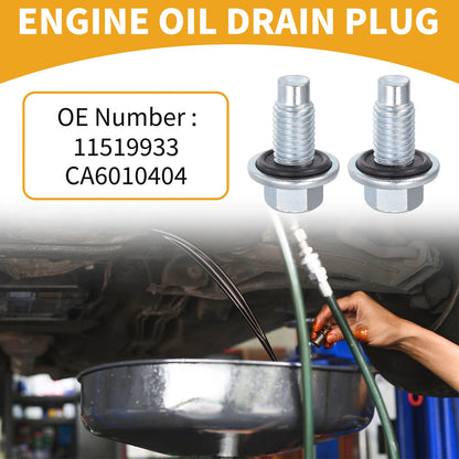Oil Drain Plug Pan Thread Repair  for Buick Silver Tone