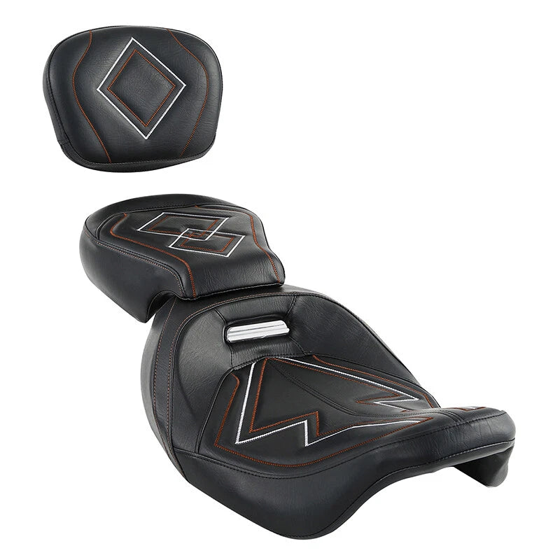 Seat Backrest Pad for Harley Touring Road King (2009 - 2023)