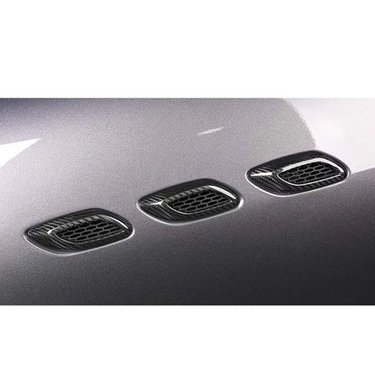 Carbon Fiber Side Body Air Fender Vent Cover Trim For Maserati Levante 2016-23