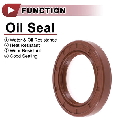 Oil Seal 2 x 35x52x8mm Seal Ring Rotary Shaft Seal for Make Model