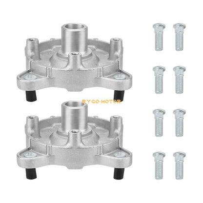 2 x Front Wheel Hub & Studs for Polaris Sportsman 300 400 4x4 (2008–2010)