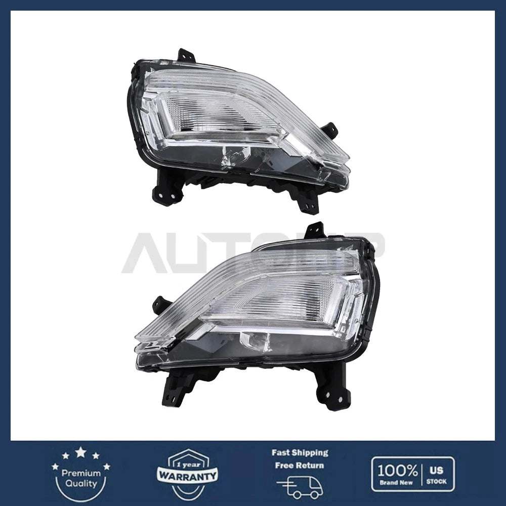 1 Pair Front LED Fog Light Left And Right for Chevrolet Spark (2019–2022)