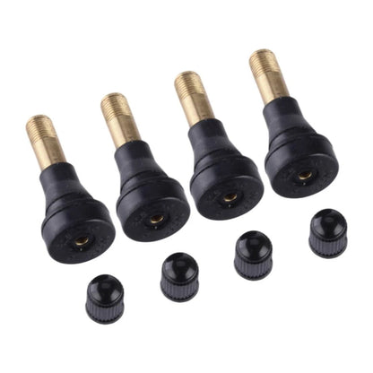 4 x High Pressure Tire Valve Stems Dust Caps for Hoseless Wheels