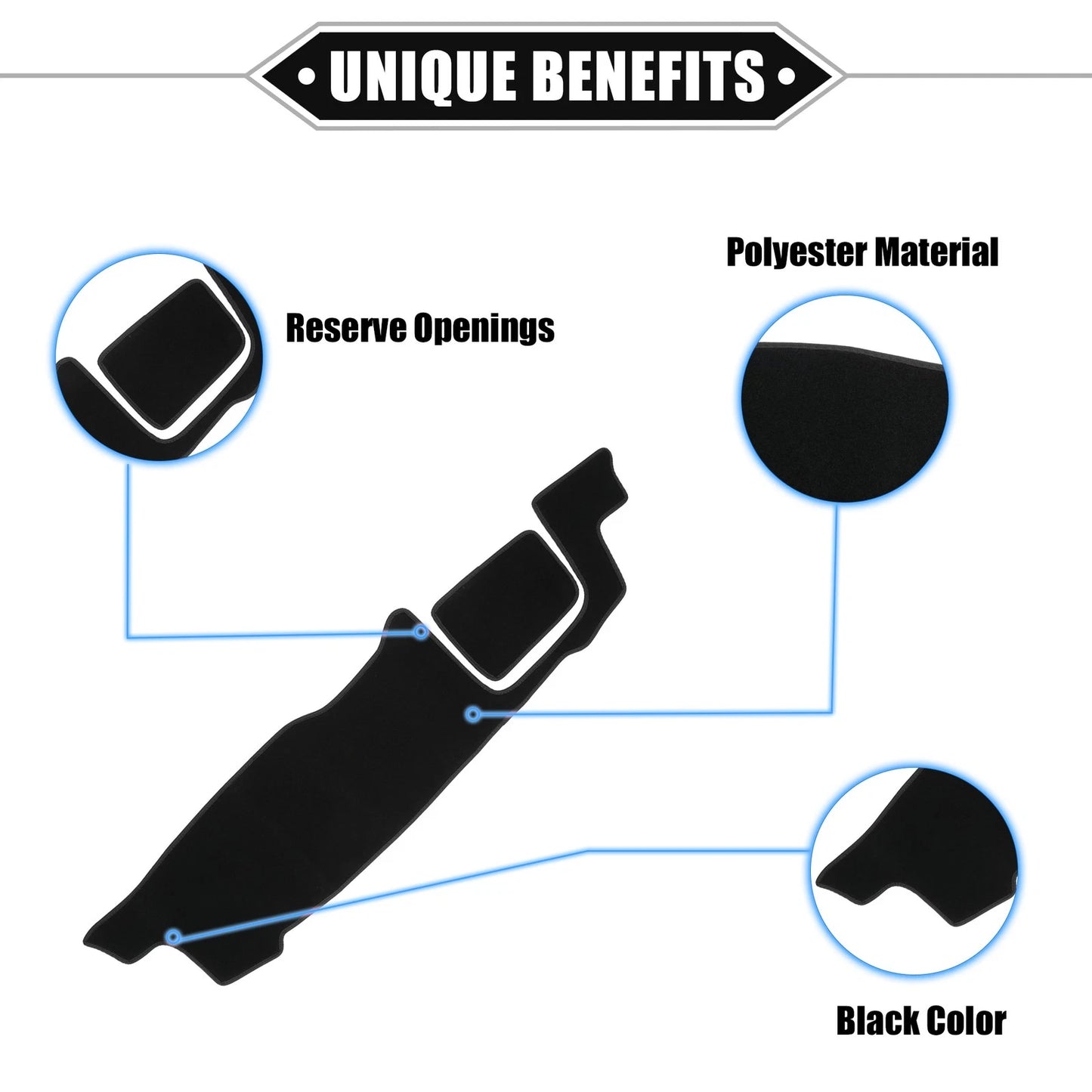 Dashboard Cover Mat for Suzuki 2nd Gen MR52S MR92S (2005-2015)