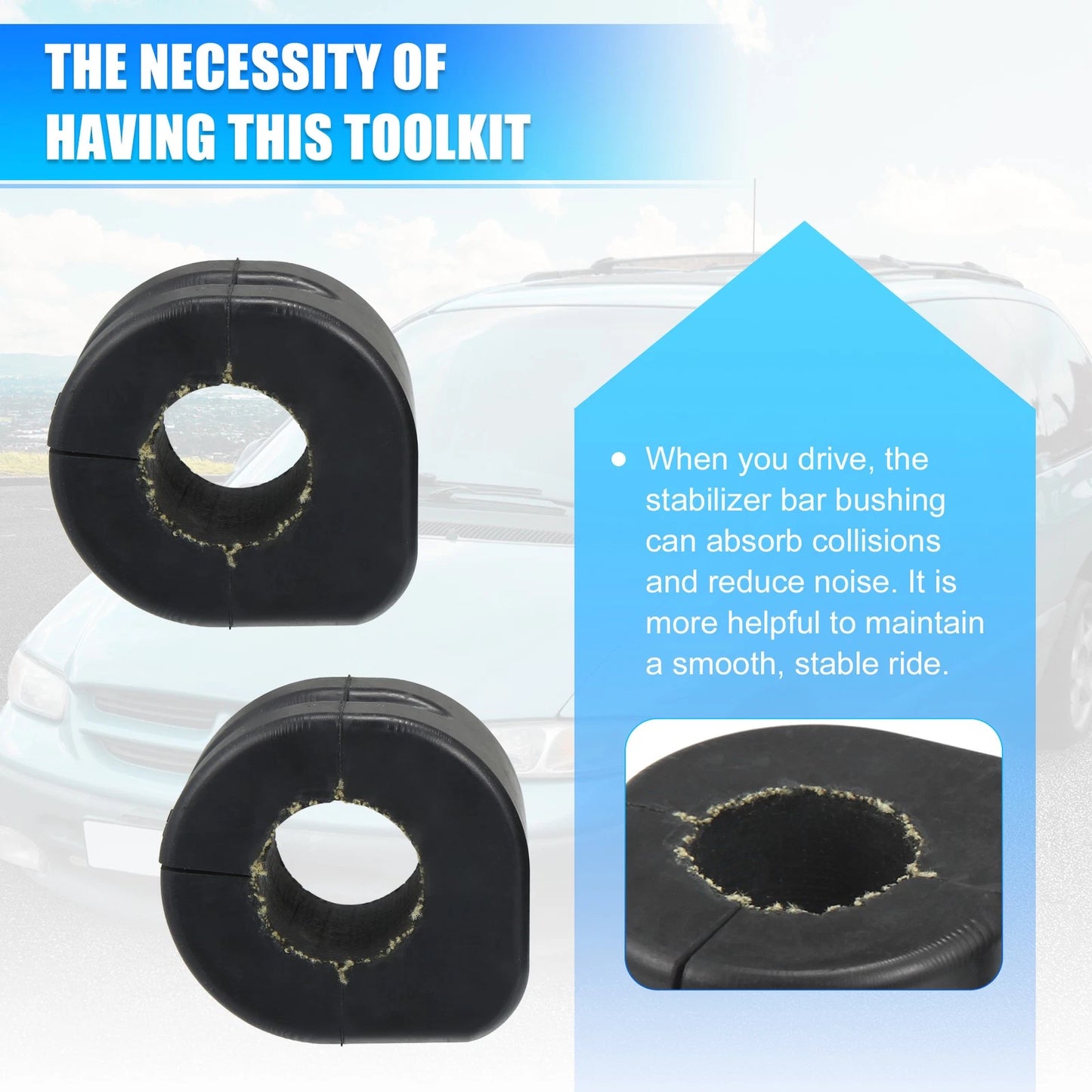 Front Stabilizer Bar Bushing for Chrysler Voyager / Dodge Caravan
