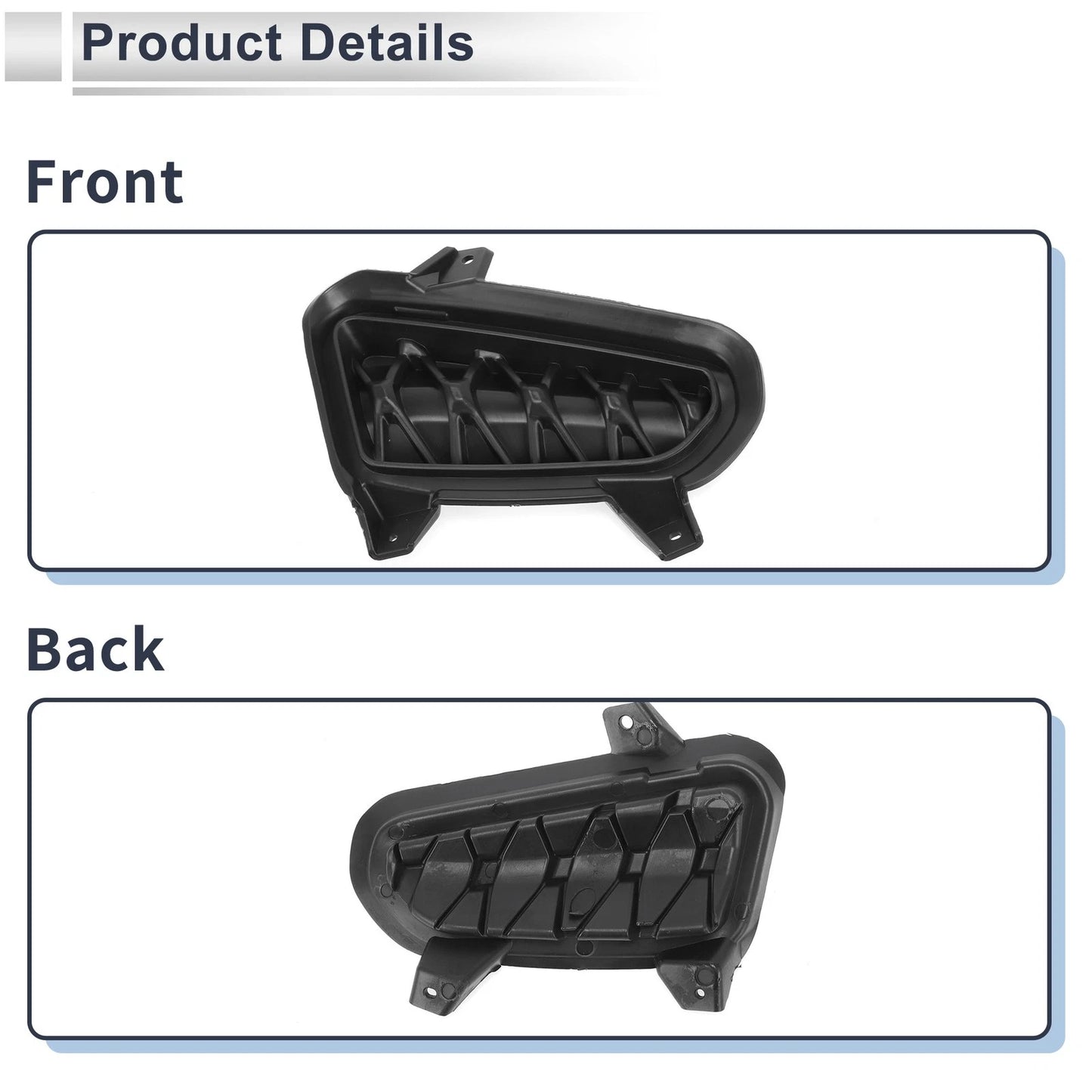 Front Right Fog Light Grill for Dodge Durango (2014 - 2022)