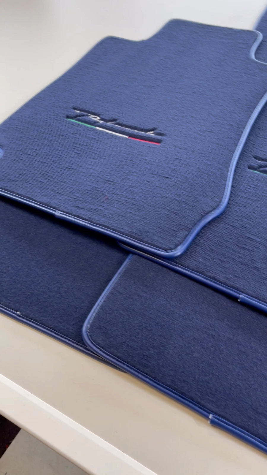 Floor Mats for Alfa Romeo Spider Dark Blue Tailored (1966-1993)