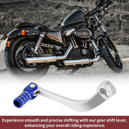 Folding Motorcycle Gear Shifter Lever for Honda CRF110F (2013-2018) Silver Tone