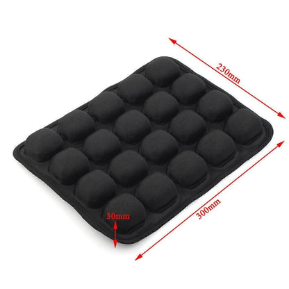 Rear Passenger Air Seat Cushion Pad 9.1''x11.8'' for Motorcycle