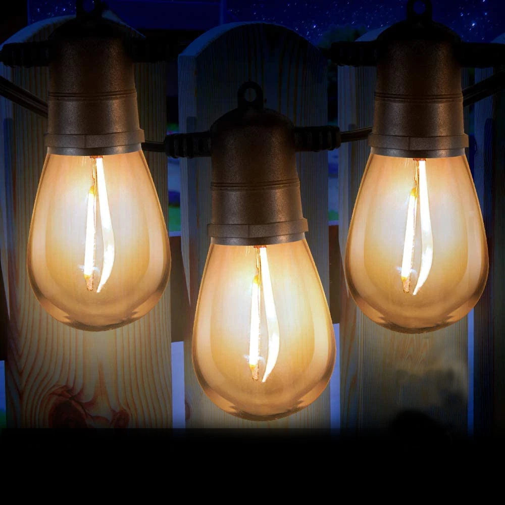 Festoon String Lights Bulbs for Outdoor Party & Wedding Decor