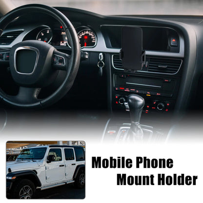 Car Phone Holder Mount for Jeep Wrangler JK JKU (2011-2018)