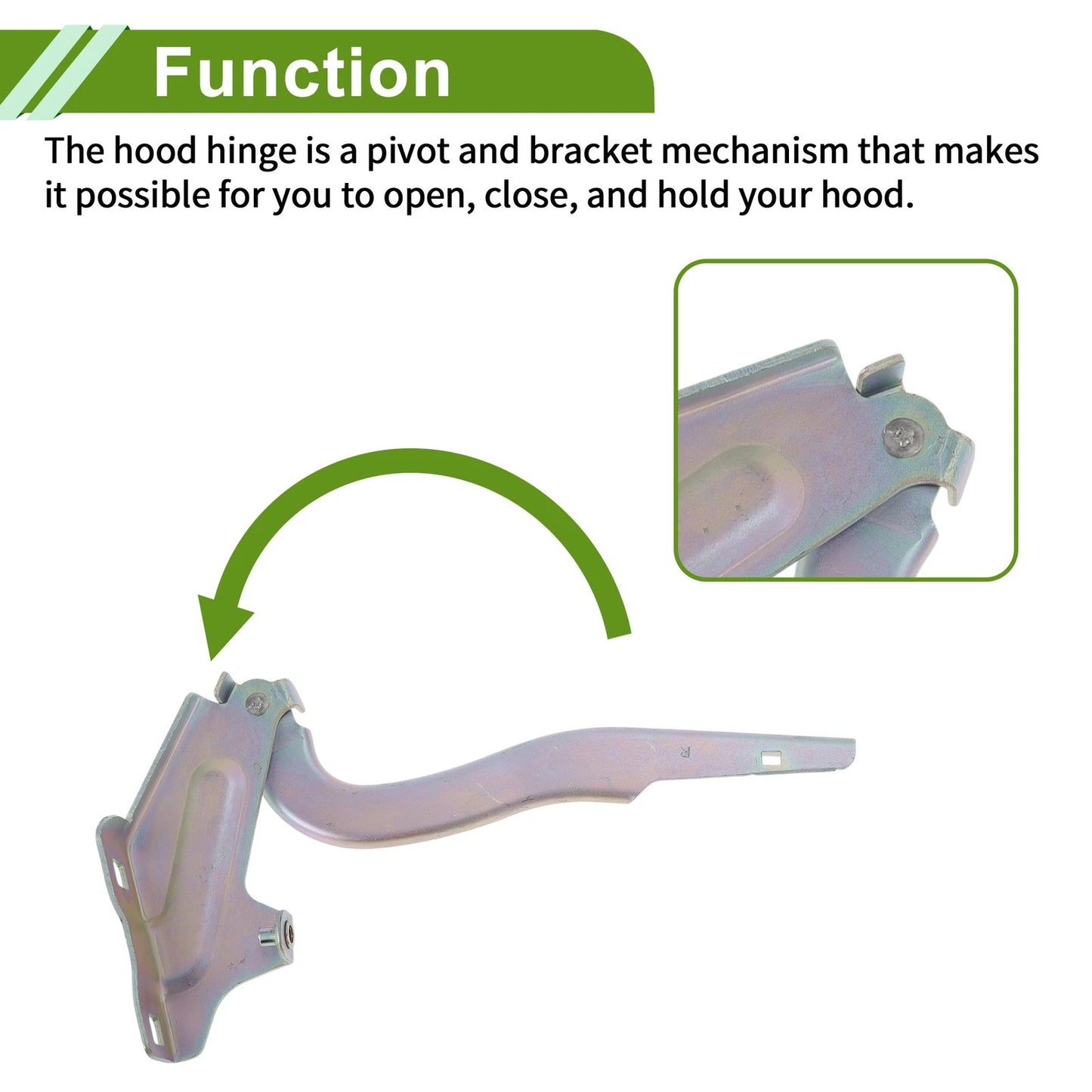 Hood Hinges 1 Pair for Nissan Sentra (2020-2024)
