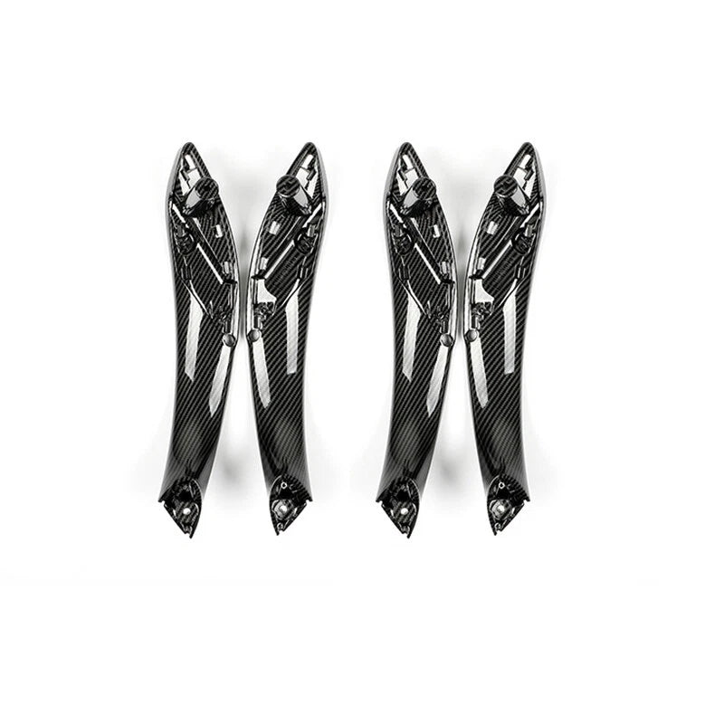 Carbon Style Door Handle Knob Kits Fit For BMW F30 F32 F34 Series 3 4 2013-2018