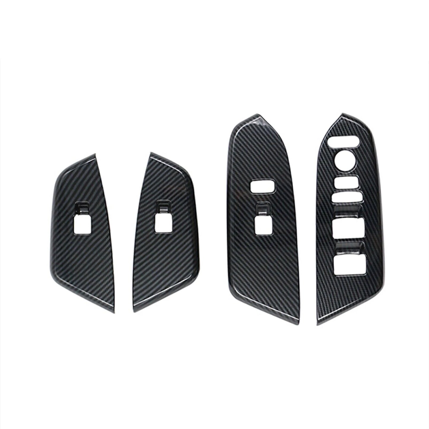 4 x Carbon Fiber Window Control Switch Trim for Honda CR-V (2017-2022)