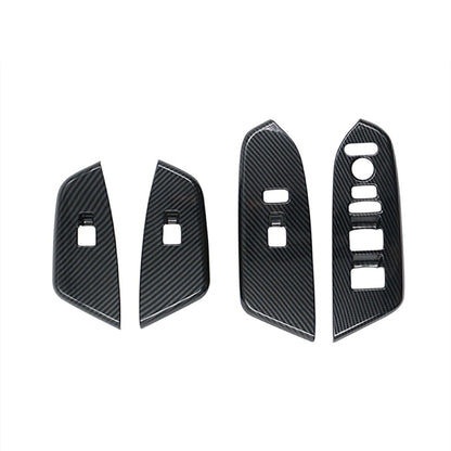 4 x Carbon Fiber Window Control Switch Trim for Honda CR-V (2017-2022)
