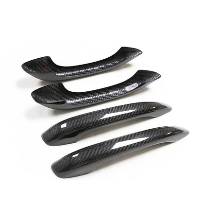 DRY Carbon Fiber Exterior Door Handles Cover Trim For Porsche Cayenne 2018-2021