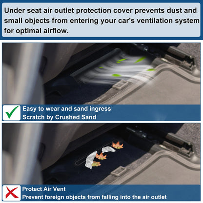 Under Seat Air Outlet Covers for Ford F150 2016-2024 (2 Pcs)