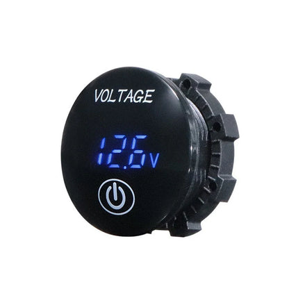 Digital Voltmeter 12/24V DC with LED Display for RV/Boat