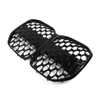 Meteor Style Front Bumper Kidney Grill for BMW 4 Series G22 G23 (2021-2023)