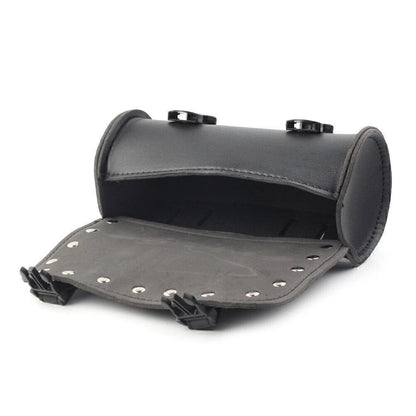 Motorcycle Handlebar Sissy Bar Saddlebag Fork Roll Barrel Bag for Yamaha Honda