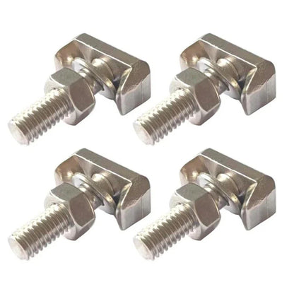 4PCS Marine M6 Battery Terminal Connectors Stainless Steel for Boats