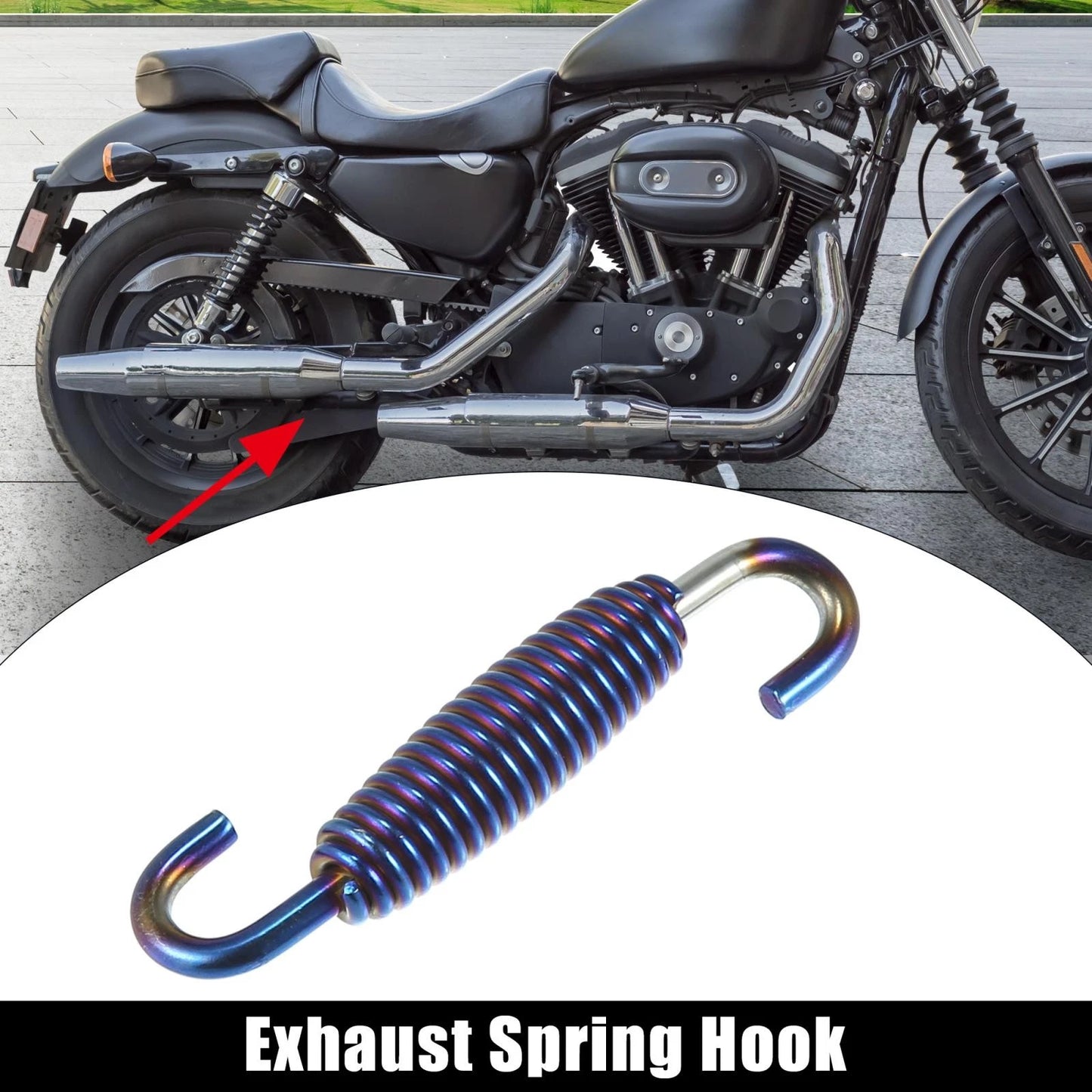Exhaust Pipe Spring Hook 55mm for Motorcycle