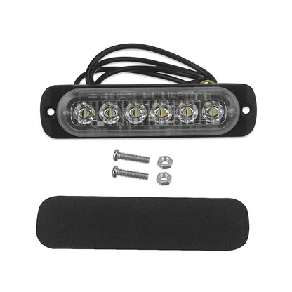 6LED White Work Light Bar for Off-road Vehicle DC 12V-24V