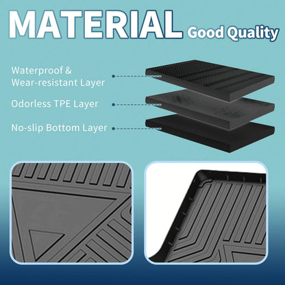 Flat Face Cargo Liner Rear Trunk Mat for Kia Seltos (2020-2021) 1 Pc
