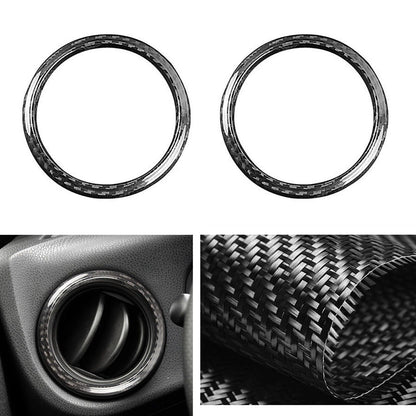 2 x Carbon Fiber Air Vent Outlet Covers for Subaru BRZ, Toyota 86 (2012-2020)