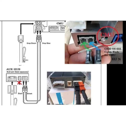 USB Cables for Mazda 2, 3, 6, CX-3, CX-5, MX-5 (2003-2023)