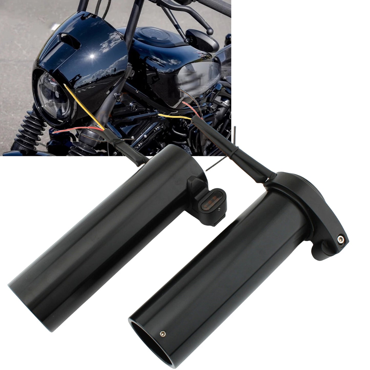 Front Shock Upper Fork Covers for Harley RH975 2022-2023 (2022-2023)